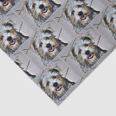 Papier Mousseline Glen of Imaal Terrier (Détail)