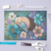 Papier Mousseline Glimmer de corail (Artisanat)