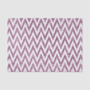 Papier Mousseline Glitterie rose étincelante Chevron