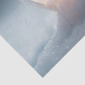 Papier Mousseline Globe de neige magique de Noël avec arbre à souffl (Détail)