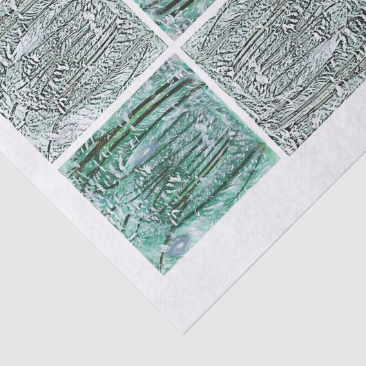 Papier Mousseline Globe des neiges d'hiver (Détail)