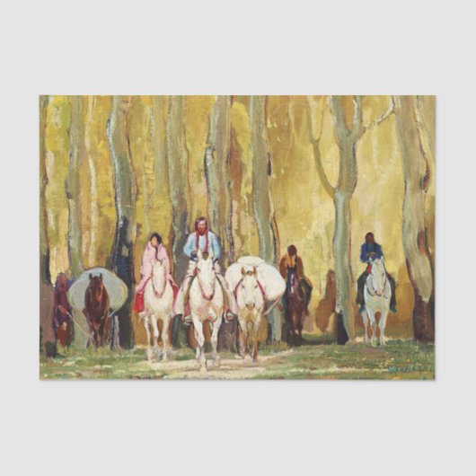 Papier Mousseline "Glorietta" de W Herbert Dunton (Recto)