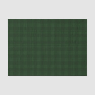 Papier Mousseline Glory Christmas Green Tartan