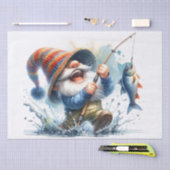 Papier Mousseline Gnome de la pêche (Artisanat)