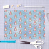 Papier Mousseline Gnome de Noël avec arbre présent Personnalisé  (Artisanat)