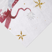 Papier Mousseline Gnome Funny Noël Saison de Noël Snowflakes (Détail)