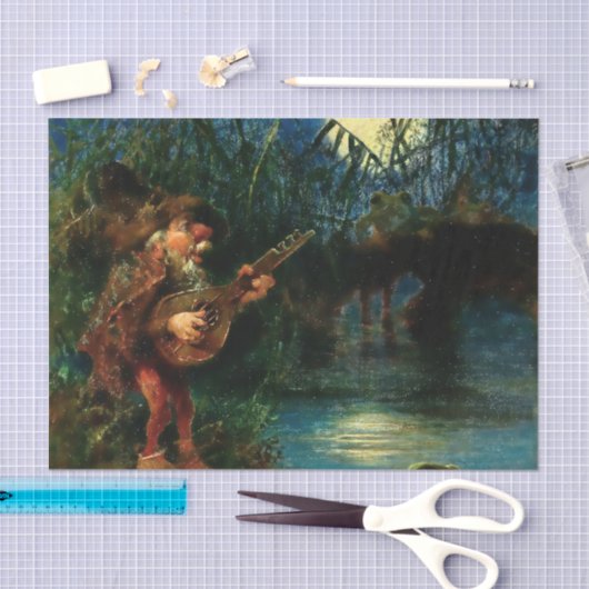 Papier Mousseline "Gnome Serenade" de Heinrich Schlitt (Artisanat)