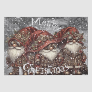 Papier Mousseline Gnome Steampunk Noël d'hiver