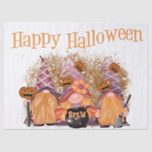 Papier Mousseline Gnomes d'aquarelle Halloween Brew