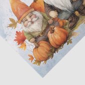Papier Mousseline Gnomes d'automne (Détail)