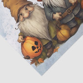 Papier Mousseline Gnomes d'automne (Détail)