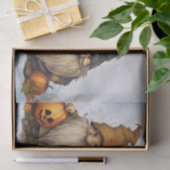 Papier Mousseline Gnomes d'automne (Cadeau)