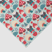 Papier Mousseline Gnomes et champignons modernes (Détail)