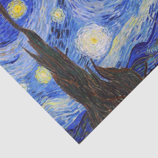 Papier Mousseline Gogh , “Starry Night” (Détail)