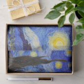 Papier Mousseline Gogh , “Starry Night” (Cadeau)