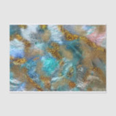 Papier Mousseline Gold Abstrait Et Faux Foil Parties scintillant Flu (Recto)