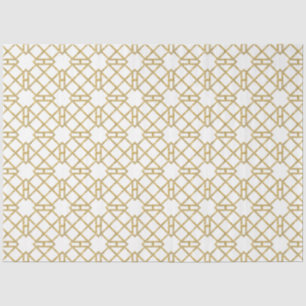 Papier Mousseline Gold Art déco Chinois Chippendale Découpage