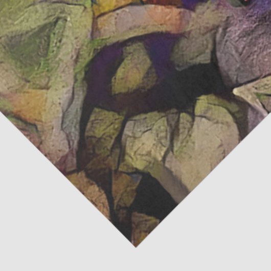 Papier Mousseline Gold Big Sunflower Elegance Collection (Détail)