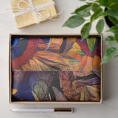 Papier Mousseline Gold Bouquet Sunflowers (Cadeau)