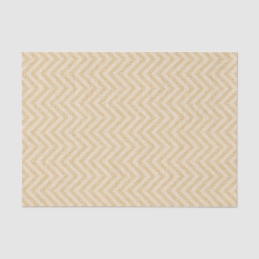Papier Mousseline Gold Chevron (Recto)