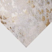 Papier Mousseline Gold Cowhide Print Metallic (Détail)
