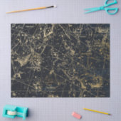 Papier Mousseline Gold Galaxy Star Map Series Design 1 (Artisanat)