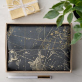 Papier Mousseline Gold Galaxy Star Map Series Design 1 (Cadeau)