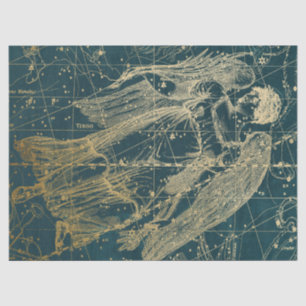 Papier Mousseline Gold Galaxy Star Map Series Design 11