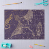 Papier Mousseline Gold Galaxy Star Map Series Design 12 (Artisanat)