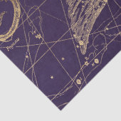 Papier Mousseline Gold Galaxy Star Map Series Design 12 (Détail)
