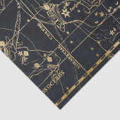 Papier Mousseline Gold Galaxy Star Map Series Design 8 (Détail)