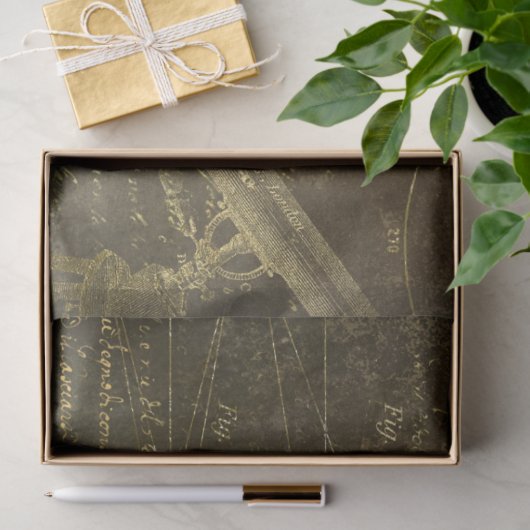 Papier Mousseline Gold Galileo Series Design 15 (Cadeau)