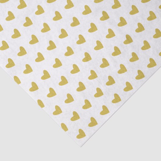 Papier Mousseline Gold Heart (Détail)