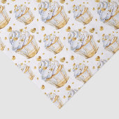 Papier Mousseline Gold Hearts Cupcakes Birthday (Détail)