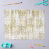 Papier Mousseline Gold Jewel Bokeh Abstrait (Artisanat)