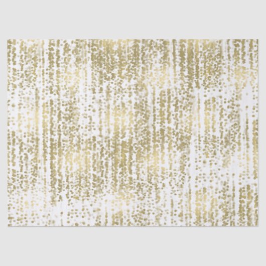Papier Mousseline Gold Jewel Bokeh Abstrait (Recto)