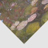 Papier Mousseline Gold Koi dans l'étang Lily (Détail)