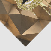 Papier Mousseline Gold Party Luxury Glam Parties scintillant Lèvres  (Détail)