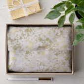 Papier Mousseline Gold Peach Stars Confetti Abstrait (Cadeau)