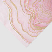 Papier Mousseline Gold Pink Fluid Liquid Painting (Détail)