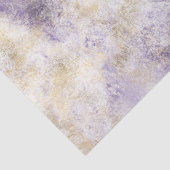Papier Mousseline Gold Purple Abstrait (Détail)