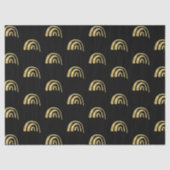 Papier Mousseline Gold Rainbow and black  (Recto)