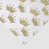 Papier Mousseline Gold Royal Crowns Fairytale Princess Baby shower (Détail)