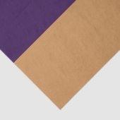 Papier Mousseline Gold & Royal Purple Strike fête d'anniversaire (Détail)