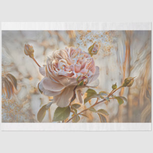 Papier Mousseline Gold Silk Elegant Unique Rose Art Dream
