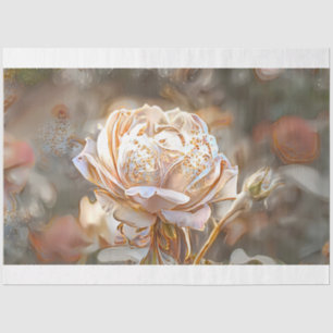 Papier Mousseline Gold Silk Elegant Unique Rose Art Dream