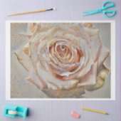 Papier Mousseline Gold Silk Simple Unique Rose Art Dream (Artisanat)