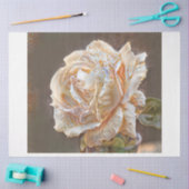 Papier Mousseline Gold Silk Unique Rose (Artisanat)