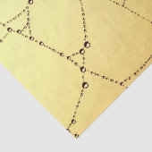 Papier Mousseline Gold spiderweb élégant (Détail)