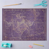 Papier Mousseline Gold Star Map Series Design 12 (Artisanat)